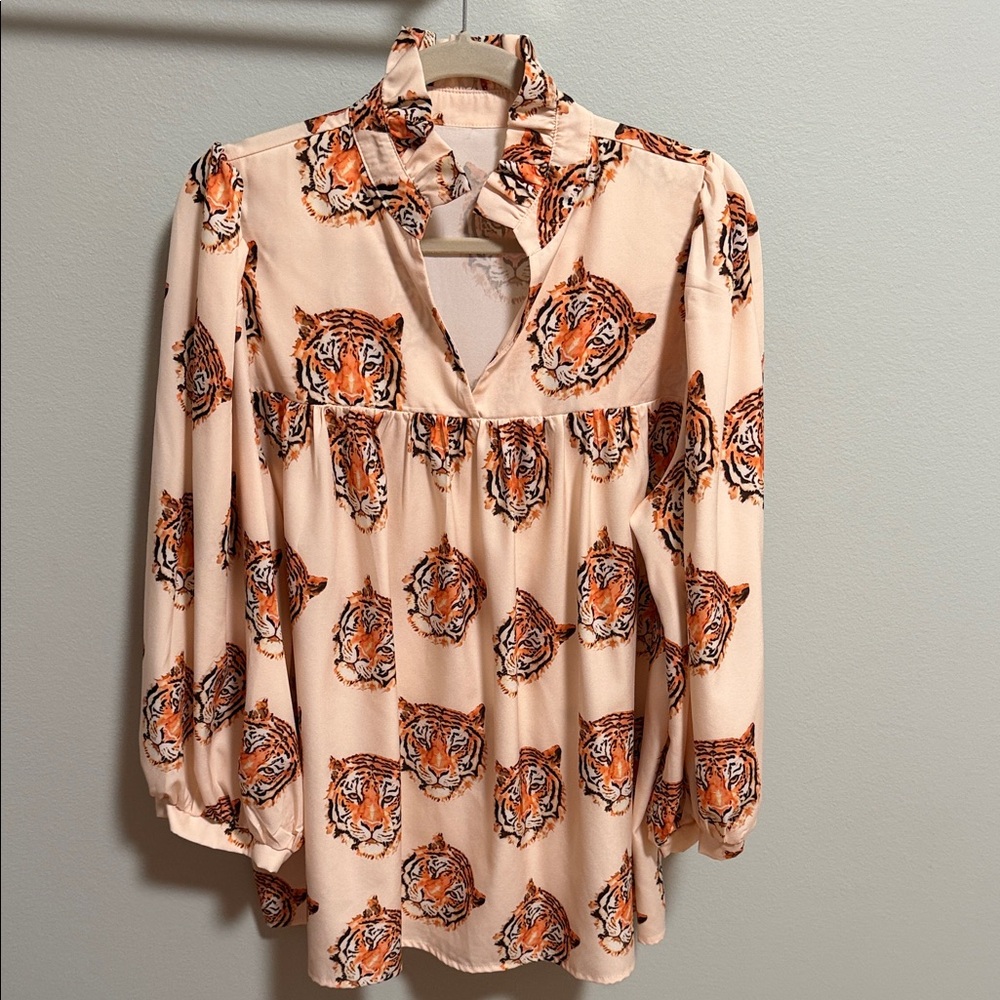 Bengal Tiger Print Women's Top